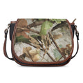 Hunting Camouflage Pattern Print Saddle Bag