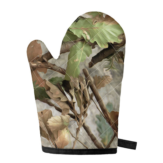 Hunting Camouflage Pattern Print Single Oven Mitt
