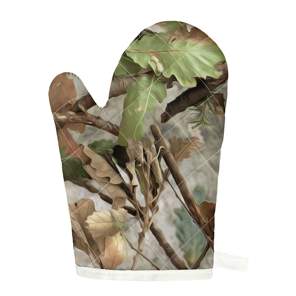 Hunting Camouflage Pattern Print Single Oven Mitt