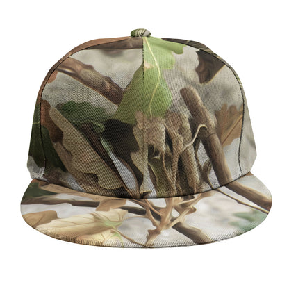 Hunting Camouflage Pattern Print Snapback Cap