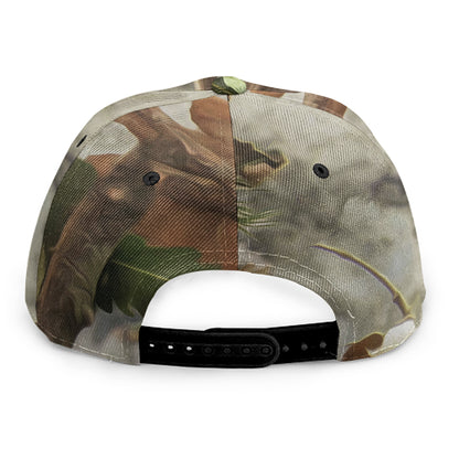 Hunting Camouflage Pattern Print Snapback Cap
