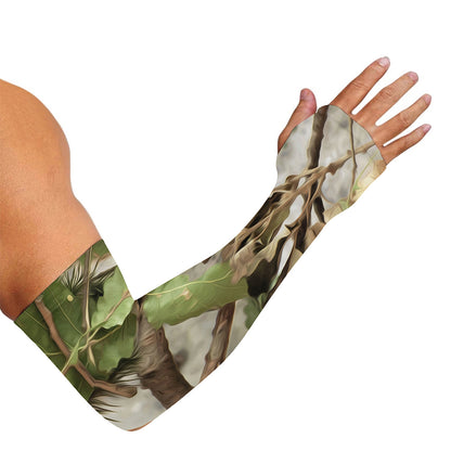 Hunting Camouflage Pattern Print Sun Protection Arm Sleeves