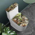 Hunting Camouflage Pattern Print Toilet Lid And Tank Cover Set