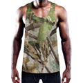 Hunting Camouflage Pattern Print Men's Workout Tank Top