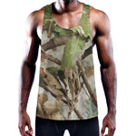 Hunting Camouflage Pattern Print Training Tank Top