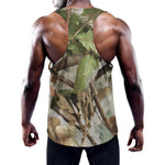 Hunting Camouflage Pattern Print Training Tank Top