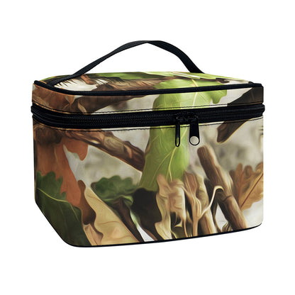 Hunting Camouflage Pattern Print Travel Makeup Bag