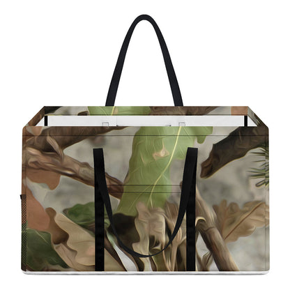 Hunting Camouflage Pattern Print Utility Tote Bag