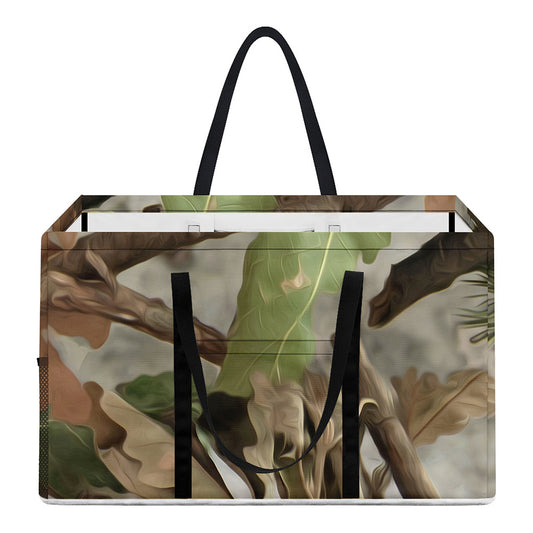 Hunting Camouflage Pattern Print Utility Tote Bag