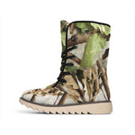 Hunting Camouflage Pattern Print Winter Boots