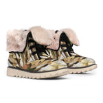 Hunting Camouflage Pattern Print Winter Boots