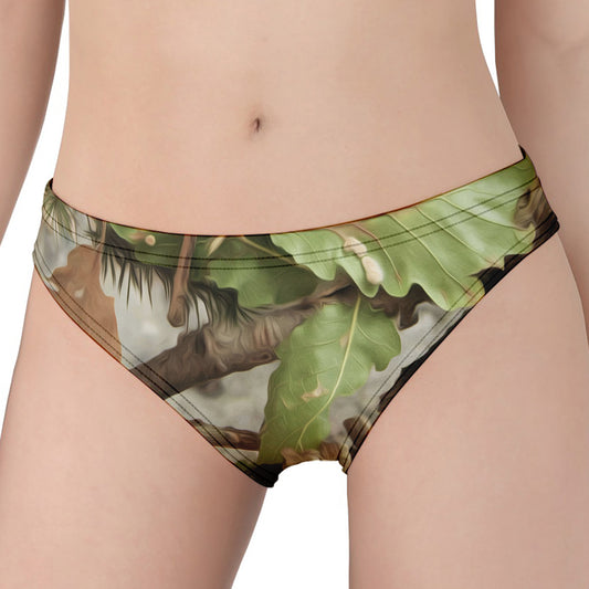 Hunting Camouflage Pattern Print Women's Panties