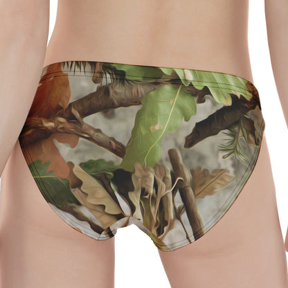 Hunting Camouflage Pattern Print Women's Panties