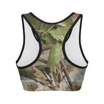 Hunting Camouflage Pattern Print Women's Sports Bra