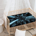 Hyperspace Lightspeed Print Baby Crib Sheet