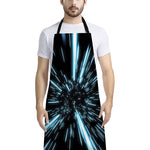 Hyperspace Lightspeed Print Bib Apron With Pocket
