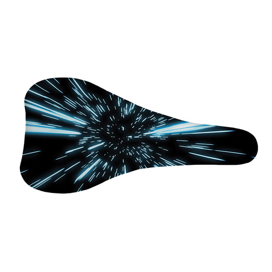 Hyperspace Lightspeed Print Bicycle Seat Cover