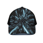 Hyperspace Lightspeed Print Black Mesh Trucker Cap