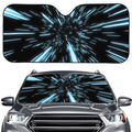 Hyperspace Lightspeed Print Car Windshield Sun Shade