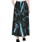 Hyperspace Lightspeed Print Chiffon Maxi Skirt