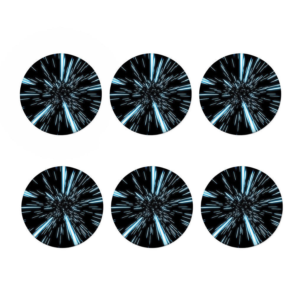 Hyperspace Lightspeed Print Coaster Set