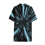 Hyperspace Lightspeed Print Cotton Hawaiian Shirt