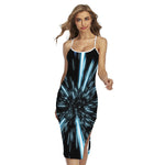 Hyperspace Lightspeed Print Cross Back Cami Dress