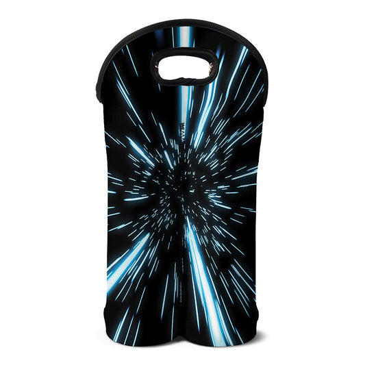 Hyperspace Lightspeed Print Double Neoprene Wine Tote