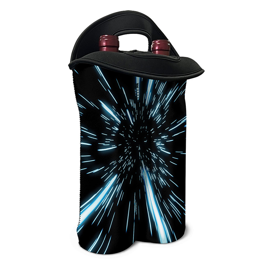 Hyperspace Lightspeed Print Double Neoprene Wine Tote