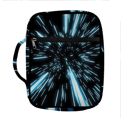 Hyperspace Lightspeed Print Front Pocket Bible Bag
