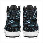 Hyperspace Lightspeed Print High Top Leather Sneakers