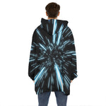 Hyperspace Lightspeed Print Hoodie Blanket
