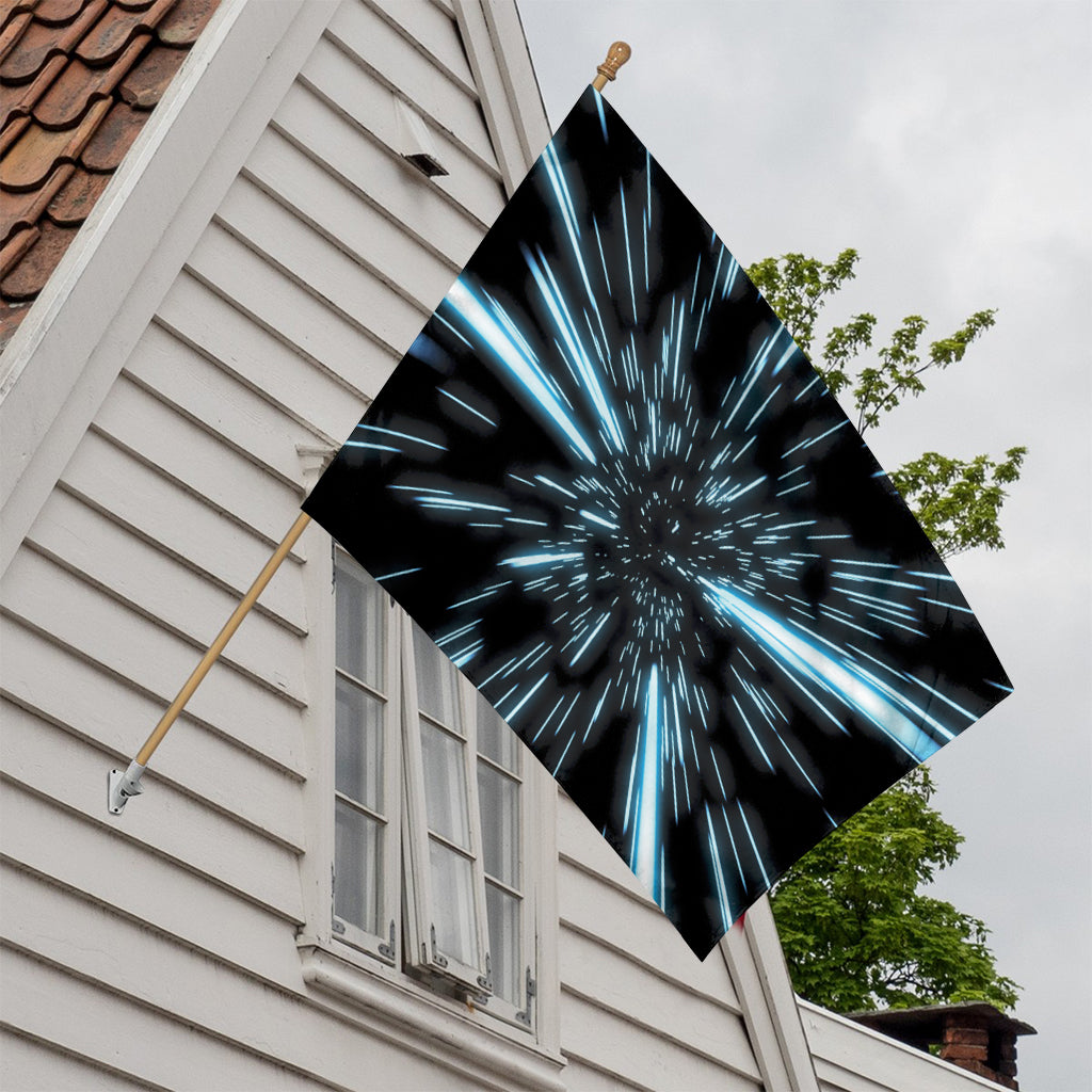 Hyperspace Lightspeed Print House Flag