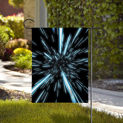 Hyperspace Lightspeed Print House Flag