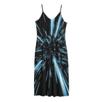 Hyperspace Lightspeed Print Jersey Midi Cami Dress