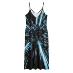 Hyperspace Lightspeed Print Jersey Midi Cami Dress