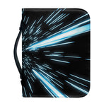 Hyperspace Lightspeed Print Leather Bible Cover