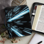 Hyperspace Lightspeed Print Leather Bible Cover