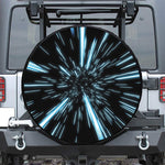 Hyperspace Lightspeed Print Leather Spare Tire Cover