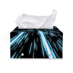 Hyperspace Lightspeed Print Leather Tissue Box Cover