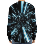 Hyperspace Lightspeed Print Long Sleeve Baseball Jersey