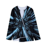 Hyperspace Lightspeed Print Long Sleeve Short Coat