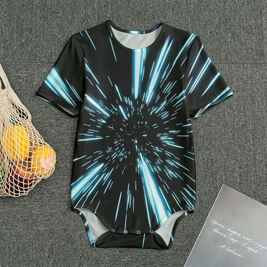 Hyperspace Lightspeed Print Men's Bodysuit