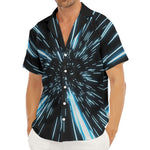 Hyperspace Lightspeed Print Men's Deep V-Neck Shirt