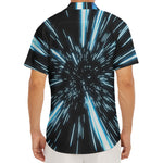 Hyperspace Lightspeed Print Men's Deep V-Neck Shirt