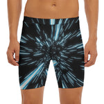 Hyperspace Lightspeed Print Men's Long Boxer Briefs