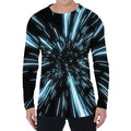 Hyperspace Lightspeed Print Men's Long Sleeve T-Shirt