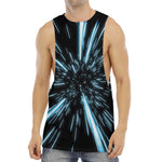 Hyperspace Lightspeed Print Men's Muscle Tank Top