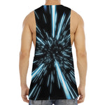 Hyperspace Lightspeed Print Men's Muscle Tank Top