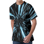 Hyperspace Lightspeed Print Men's Velvet T-Shirt